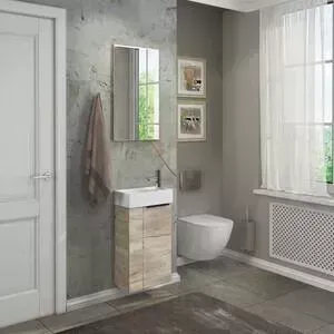 Мебель для ванной Comforty Асти 40 дуб дымчатый