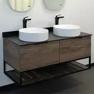 Мебель для ванной Comforty Порто 120 дуб темно-коричневый