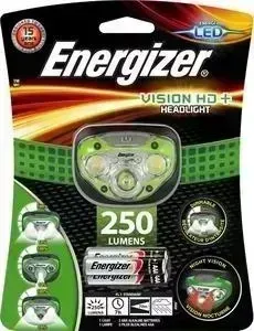 Фонарь ENERGIZER налобный ENR HL Vision HD + with 3xAAA, tray