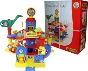 Паркинг WADER 4-уровневый с автомобилями (в коробке), (37855_PLS)