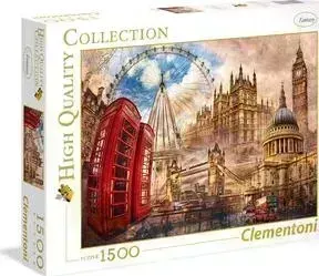 Пазл Clementoni Винтажный Лондон 1500эл