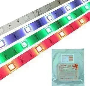 Лента Светодиодная влагозащищенная VOLPE (UL-00000900) 7,2W/m 30LED/m 5050SMD RGB 5M ULS-Q214 5050-30LED/m-10mm-IP65-DC12V-7,2W/m-5M-RGB