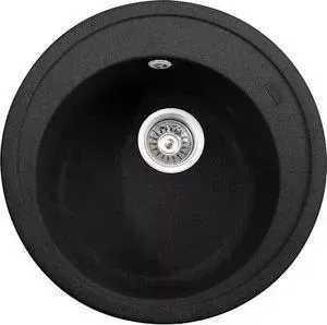 Мойка кухонная KAISER Granit KGM-490 Black Pearl черный мрамор (KGM-490-BP)