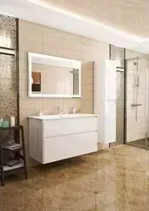 Мебель для ванной Veneciana Aventino 105 с двумя ящиками, белая