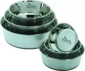 Миска Hunter Feeding Bowl из нержавеющей стали для собак 2,7л диаметр 24см