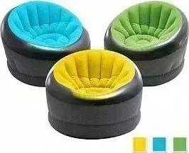 Надувное кресло INTEX 66582 Empire 112х109х69 см 3 цвета