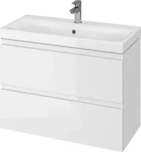 Тумба под раковину CERSANIT Moduo Slim 80 белая (SB-SZ-MOD-MO80Sl/Wh)