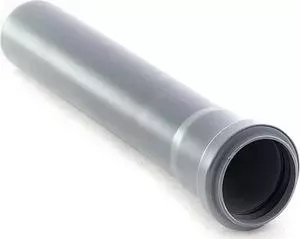 Труба РосТурПласт внутренней канализации DN 50 мм, толщина стенки 1,8 мм, 1000 мм (11157)