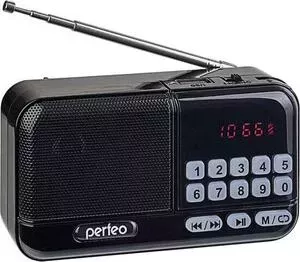 Радиоприемник Perfeo ASPEN FM+ черный (i20) [PF_B4059]