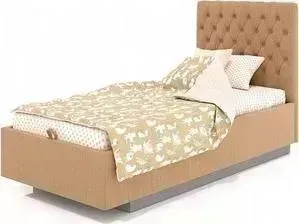Кровать СКАНД-МЕБЕЛЬ Сити 90 бежевая