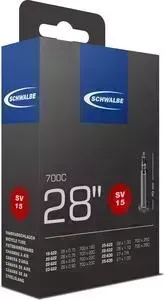 Велокамера SCHWALBE SV15 18/28-622(630) 28-0.7-1.0 40mm вентиль преста