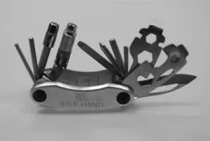 Ключи Bike Hand шестигранники 22 в 1 YC-279 расширенный, с ножом и выжимкой цепи