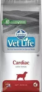 Сухой корм Farmina Vet Life Dog Cardiac для собак с хронической сердечной недостаточностью 2кг