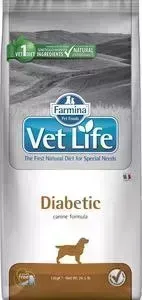 Сухой корм Farmina Vet Life Diabetic для собак с сахарным диабетом 12кг