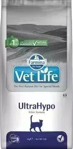 Сухой корм Farmina Vet Life UltraHypo Feline диета при пищевой аллергии для кошек 10кг