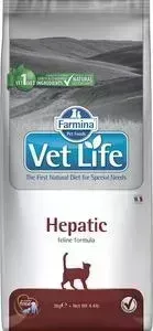 Сухой корм Farmina Vet Life Cat Hepatic для кошек с хронической печеночной недостаточностью 2кг