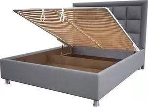 Кровать OrthoSleep Альба silver механизм и ящик 120x200