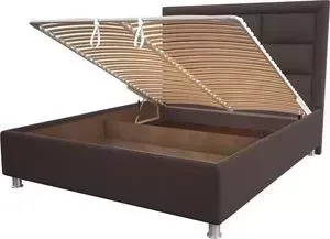 Кровать OrthoSleep Виктория chocolate механизм и ящик 180x200