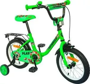 Велосипед Nameless 20" PLAY, зеленый/черный (2020)