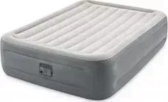 Надувная кровать INTEX 64126 Essential Rest Airbed 152х203х46 см встроенный насос 220V,