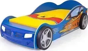 Кровать ABC-KING -машина Champion 160x90 синяя
