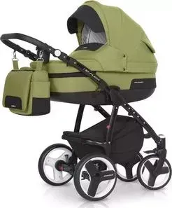 Коляска 2 в 1 Riko 2 в 1 RE-FLEX 05 Green Olive (зеленый)