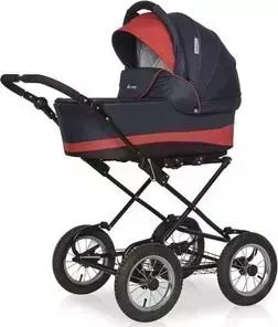 Коляска 2 в 1 Riko Basic 2 в 1 ALFA CLASSIC 07 синий-красный