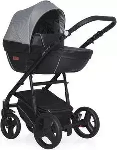 Коляска 2 в 1 Riko Basic 2 в 1 AICON Pro 05 серый-черный