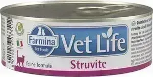 Консервы Farmina Vet Life Struvite Feline диета при МКБ для кошек 85г