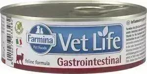 Консервы Farmina Vet Life Gastrointestinal Feline диета при нарушениях пищеварения для кошек 85г