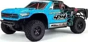 Радиоуправляемый шорт-корс Arrma Senton Mega 550 Brushed 4WD (Blue) RTR масштаб 1:10 2.4G - ARA102715T2