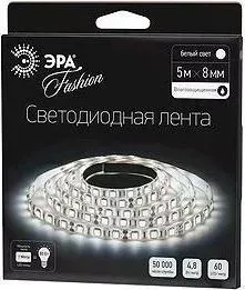 Светодиодная влагозащищенная лента ЭРА LS3528-60LED-IP65-W-5m