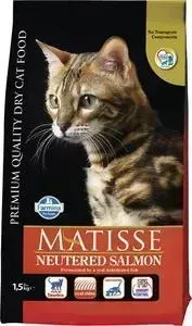 Сухой корм Farmina Matisse Neutered Adult Cat Salmon с курицей для стерилизованных кошек 1,5кг