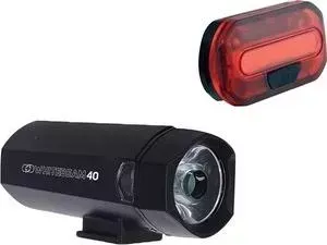 Набор фонарей Oxford Bright Torch Set передний белый 40 люмен, задний красный 5 люмен