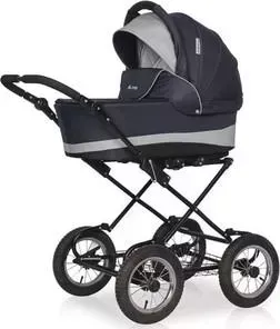 Коляска 2 в 1 Riko Basic 2 в 1 ALFA CLASSIC 05 синий-графит