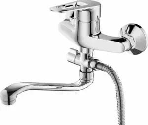 Смеситель для ванны Devida Ersa с поворотным изливом, хром (DVL0322-02)