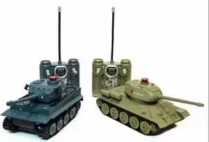 Радиоуправляемый танк Huan Qi овый бой Т34 и Tiger 1:28 - c-00135(508-t)