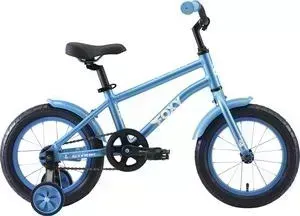 Велосипед STARK 20 Foxy 14 Boy голубой/белый 14"