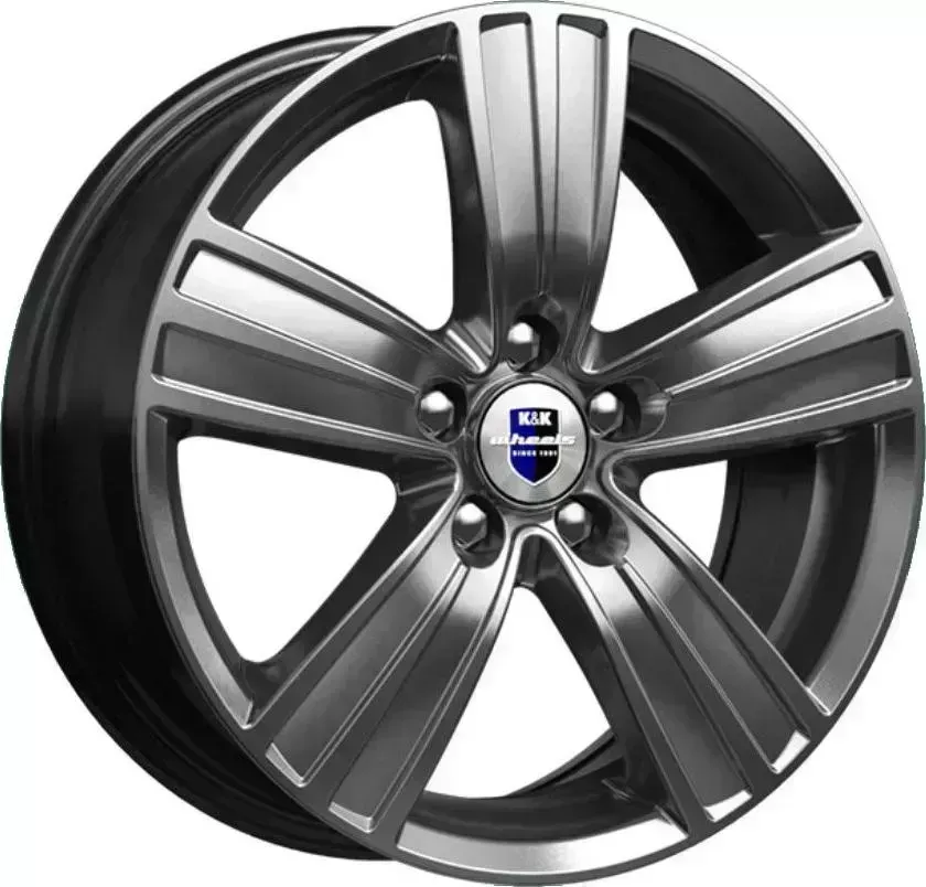 Диск автомобильный КиК да Винчи (КС533)7,5\R17 5*112 ET55d66,6Дарк платинум[] 7,5//R17