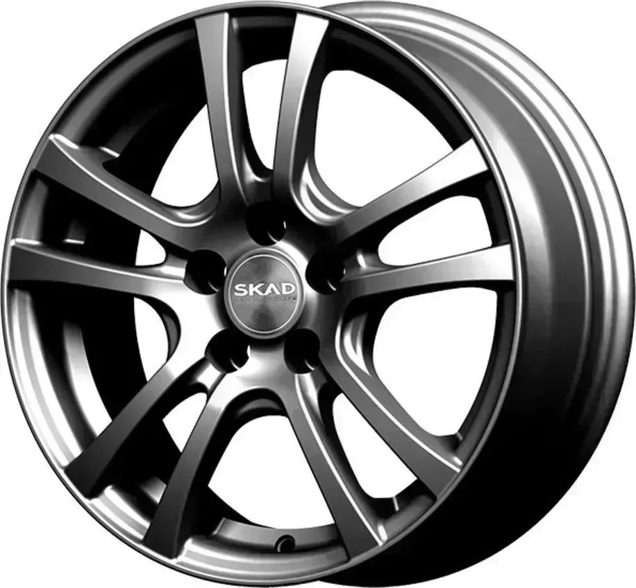 Диск автомобильный СКАД Дели6,0\R15 4*100 ET45d67,1Графит[] 6,0//R15