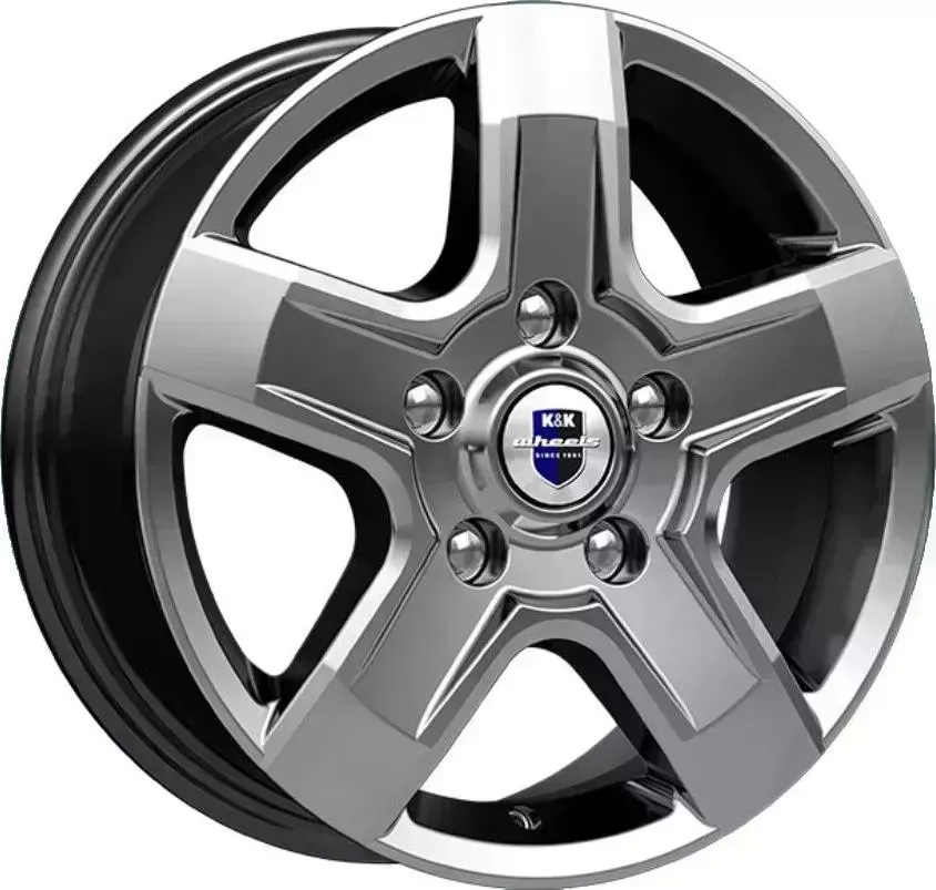 Диск автомобильный КиК Эллада (КС746)6,5\R16 5*130 ET50d89,1Дарк платинум[] 6,5//R16