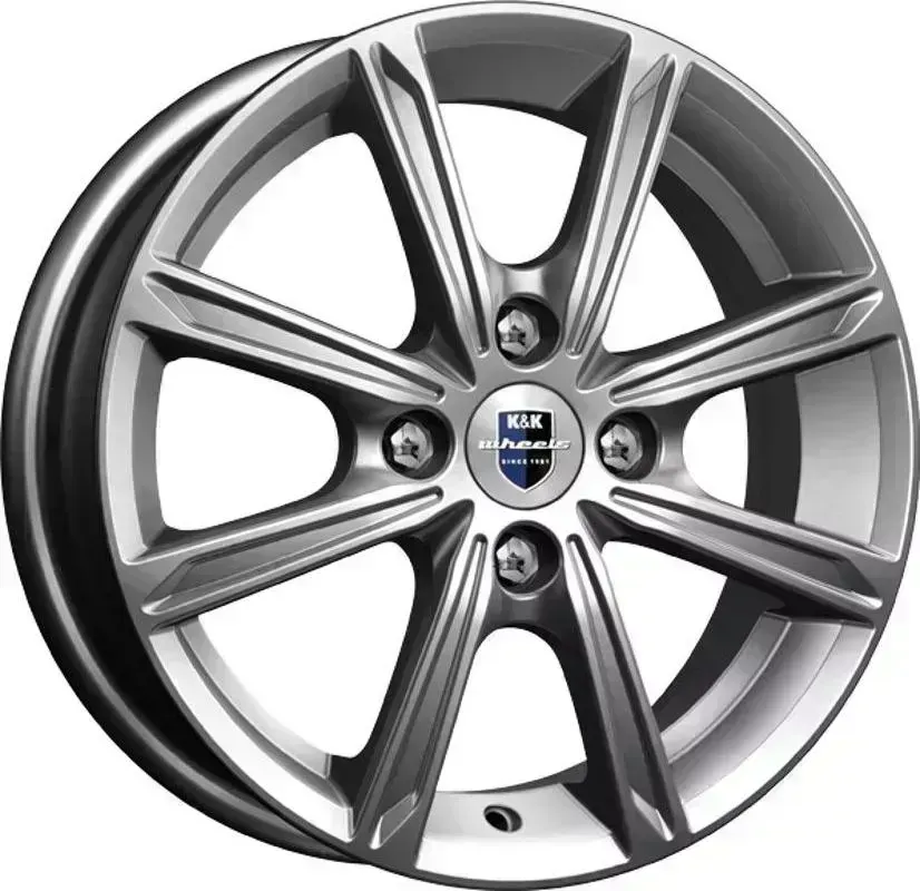 Диск автомобильный КиК Флэш-оригинал (КС698)5,0\R14 4*100 ET43d60,1Дарк платинум[] 5,0//R14