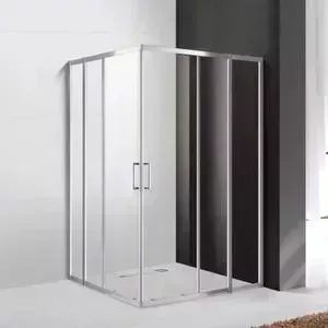 Душевой уголок CEZARES Molveno AH-21 130x100 прозрачный, хром (MOLVENO-AH-21-100+30-C-Cr-IV)