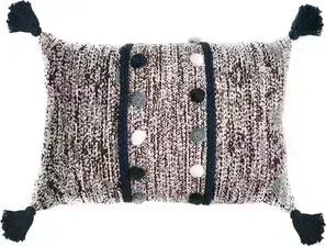 Подушка Tkano декоративная с помпонами и кисточками 40х60х20 Ethnic (TK18-CU0001)