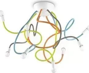 Потолочная люстра Ideal Lux Multiflex PL8 Color