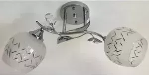 Люстра Imex потолочная MD.0475-2-S CH 2*60Вт E27