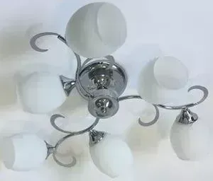 Люстра Imex потолочная MD.0394-6-S CH 6*60Вт E27