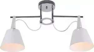 Люстра Imex потолочная MD.1190-2-S CH+WH 2*60Вт E27