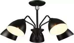 Люстра Imex потолочная MD.3222-5-S BK 5*60Вт E27