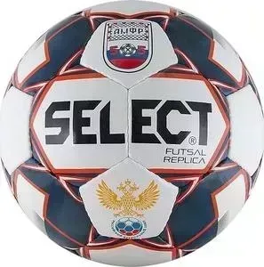 Мяч футзальный Select Futsal Replica"850618-172, р.4, бело-син-красный